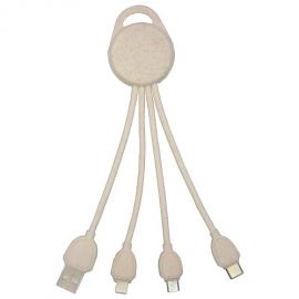 Wheat Straw 4 in 1 Charging Cable