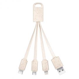 Wheat Straw 4 in 1 Charging Cable