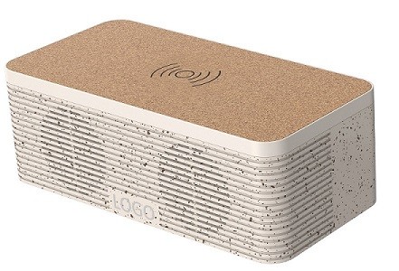 2 in 1 Wheat Charger Speaker