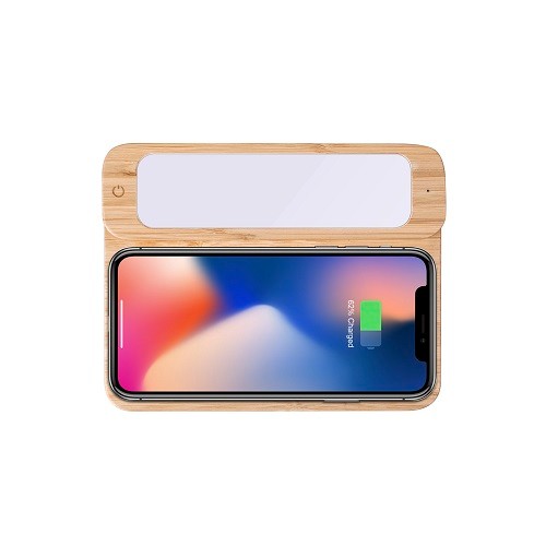 Bamboo Wireless Charger with LED