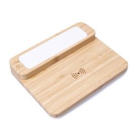 Bamboo Wireless Charger with LED