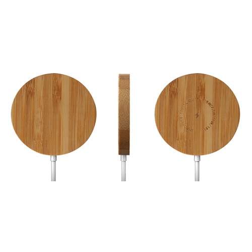 Bamboo Magnetic Wireless Fast Charger