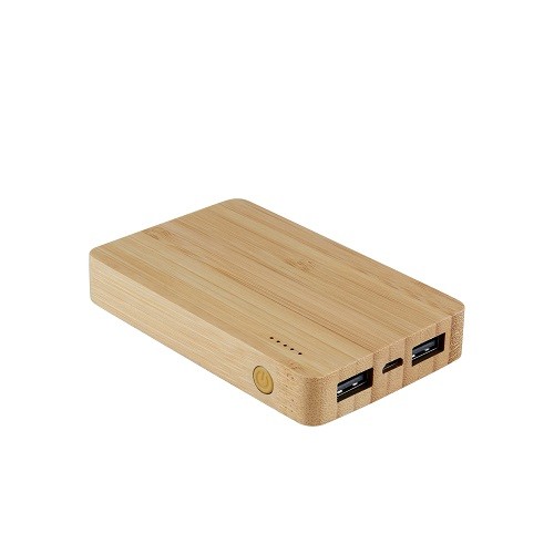 Bamboo Power Bank Wilreless Charger